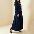 thumbnail image 6 of Atkumj Blazer Sets Women 2 Piece Outfits Stylish Lapel Button Jackets and Wide Leg Pants Suit Set Casual Solid Color Women Suits 2 Piece Set Business S, 6 of 7