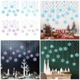 thumbnail image 2 of ZPAQI Christmas Swirls Snowflake Ornament Ceiling Wall Decoration for Holiday, 2 of 13