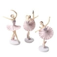 thumbnail image 2 of Cheers.US 3Pcs Dancing Girl Toy Ballerina Girl Cake Dancing Ballerina Girl Figurine Miniature Cake Decoration Figure Collection Playset, 2 of 7