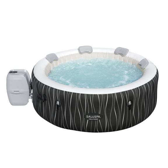 SaluSpa® Hollywood EnergySense® AirJet™ 6 Inflatable Hot Tub with LED Lights