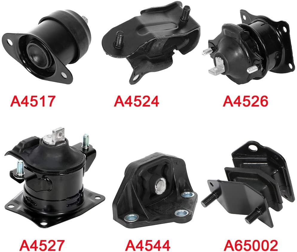 Engine & Transmission Mount Kit (Set Of 3) For Honda Accord & Acura TL (2003-2007) – Reduces Vibration, Improves Stability