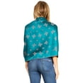 thumbnail image 2 of Sakkas Tawny Reversible Butterfly Pashmina/ Shawl/ Wrap/ Stole - Aqua - One Size Regular, 2 of 5