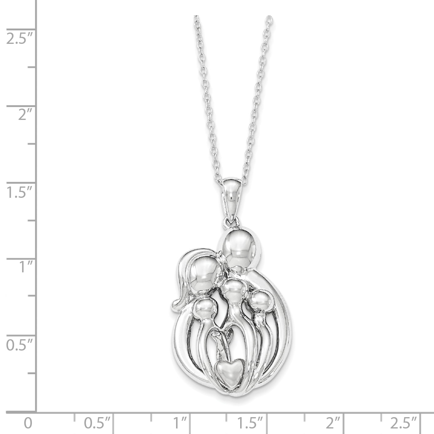 Sentimental Expressions Sterling Silver Rhodium-plated
