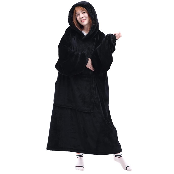 Fantaslook Wearable Blanket Hoodie Sweatshirt for Women and Men, Warm