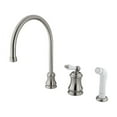 thumbnail image 3 of Kingston Brass Single Handle Widespread Kitchen Faucet with Non-Metallic Sprayer, 3 of 3