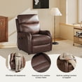 thumbnail image 3 of COLAMY Ascend Dual Motor Power Lift Recliner Chair with Massage and Heat for Elderly People, USB Charging Ports, Dark Brown, 3 of 13