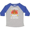 thumbnail image 3 of Inktastic Thanksgiving I'm Thankful Because I'm Gonna Be a Big Brother Boys or Girls Toddler T-Shirt, 3 of 5