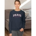 thumbnail image 2 of Paris College Banner Sweatshirt Women -Image by Shutterstock, Female x-Large, 2 of 4