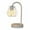 White, variant on Lighting Lamp 1*Night Light Home Essentials Battery Operated Lights Battery Powered Cordless Nightstand Lights Movable Metal Cage Glow in The Dark for Living Room Dining Hall Patio