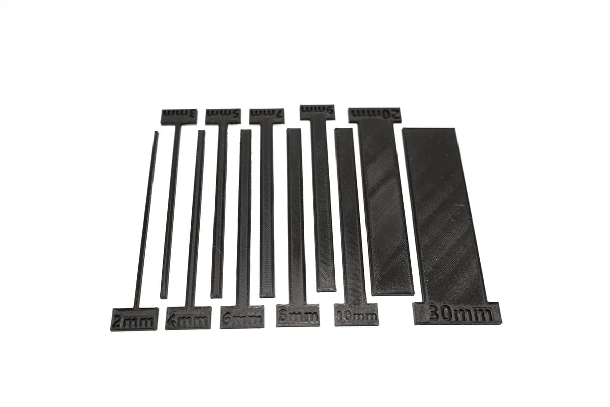 Bookbinding T-Spacers / Gauges / Straightedges (20cm)