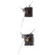 thumbnail image 1 of 2 Juegos de Movimiento de Reloj de Pared Silencioso de Doméstico con Puntero de de Flores para Decoraciones Y Reparaciones de Bricolaje, 1 of 9