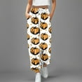 thumbnail image 2 of Nouveau Pantalon Décontracté Mode Impression 3D pour Femmes Taille Haute à Cordon, 2 of 4