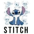 thumbnail image 2 of Women's Lilo & Stitch Iconic Poses Collage Graphic Tee White 2X Large, 2 of 4
