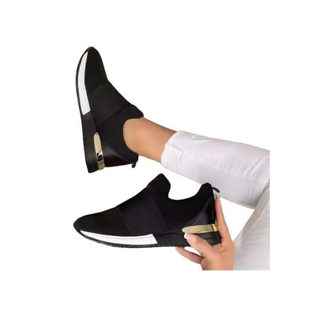 

UKAP Womens Running Breathable Casual Athletic Shoes Fashion Slip-on Walking Sneakers Size 4.5-11.5