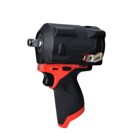 49-16-2554 Impact Driver Protective Boot Fit for Milwaukee M12 Fuel 1/2 (2555-20, 2555P-20) and 3/8 Stubby Impact Wrenches (2554-20)