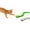 Green, variant on Creeps Along Quickly 3 Different Frequencies Available for Play Interactive Automatic Walking USB Charging Retractable Tongue And Swinging Tail Control RC Snake Toy Interesting Green