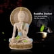 thumbnail image 3 of Hilitand Estatua de Buda Escultura Tallada a Mano de Piedra Arenisca estatuilla artesanía para el hogar Altar Zen decoración Regalo de inauguración Khall GY04211, 3 of 6