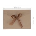 thumbnail image 3 of OULII 10Set Classic Flap Kraft Paper Envelopes for Women's Invitations, 3 of 4