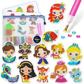 24 PCS 5D DIY Diamond Painting Stickers Kit for Kids Diamond Painting  Mosaic Sticker Art Kits by Numbers for Children Beginners