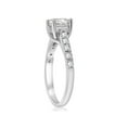 thumbnail image 2 of Bague Vintage Diamant Princesse en Or Blanc 14K, 2 of 4