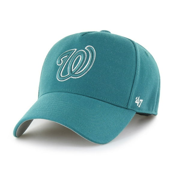 Men's-'47  Teal Washington Nationals Ballpark Offside Adjustable Hat
