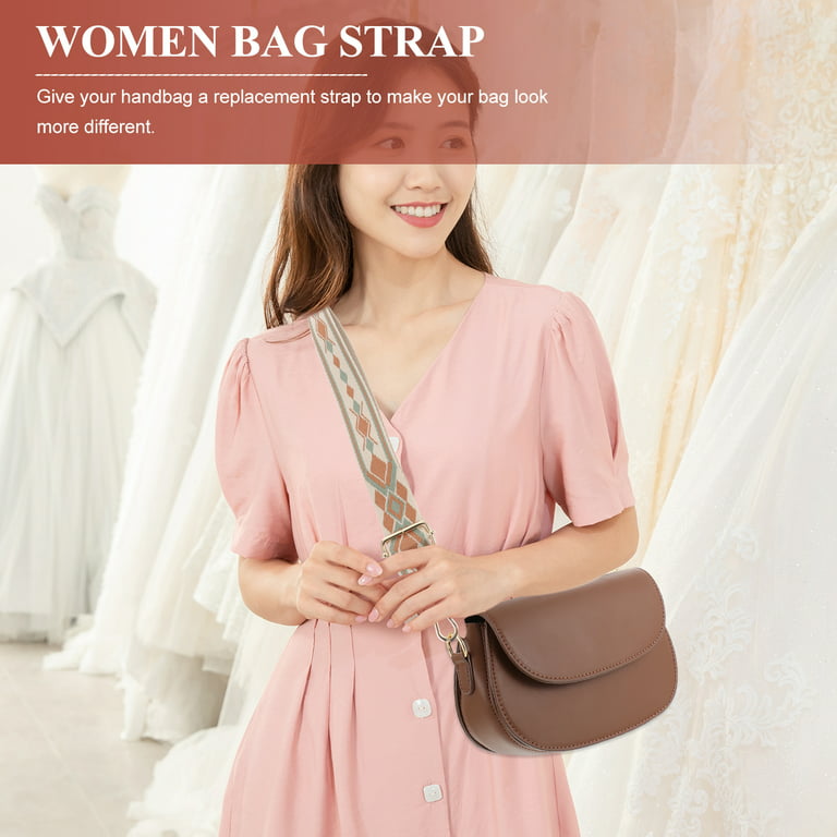 Cheap Women Handbag Wide Belt Shoulder Bag Strap Replacement Purse