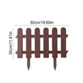 thumbnail image 3 of Tepsmf High Low Style Yard Fences, Small Mini Garden Residential Border Fence Panel for Landscape Edging Outdoor Decor, 3 of 6