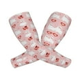 thumbnail image 2 of Sun Protection Arm Sleeves For Men Women, Cartoon Cute Alpacas Love Pink Sleeves To Cover Arms With Thumb Hole Cooling Sleeve, 2 of 2