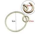 thumbnail image 4 of tredstone Metal Ring Purse Handles with Spring Gate O-Rings for Handbag Making Gold, 4 of 8