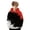 Red2, variant on ZHOGXU Boys Patchwork Gradient Hooded Sweatshirt Long Sleeve Pullover Hoodie With Pocket For Kids Cool Outdoor Play Wear,Black1,8-9 Years