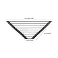 thumbnail image 2 of Triangular Coil Drying Rack Triangular Coil Drying Rack Kitchen Drain Triangular Dish Drying Rack Triangular Dish Drying Rack Sink Angle 304 Stainless Steel,1×Dishwashing Sink Drain Rack Clearance, 2 of 8