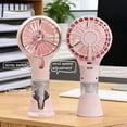 thumbnail image 3 of Portable Handheld & Desktop Summer Water Spray Fan - Rechargeable USB Cooling Fan with Adjustable Speed, Mist Humidification, Lightweight, Perfect for Outdoor & Office Use, 3 of 5