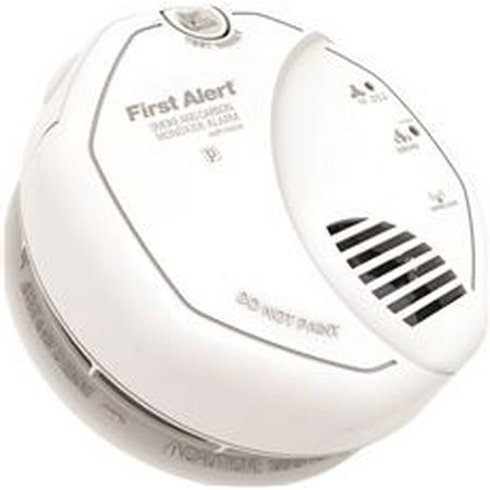 First Alert Onelink Wireless Combination Smoke And Carbon Monoxide Alarm With Voice Warning, Battery (Best Rated Home Alarm Systems)