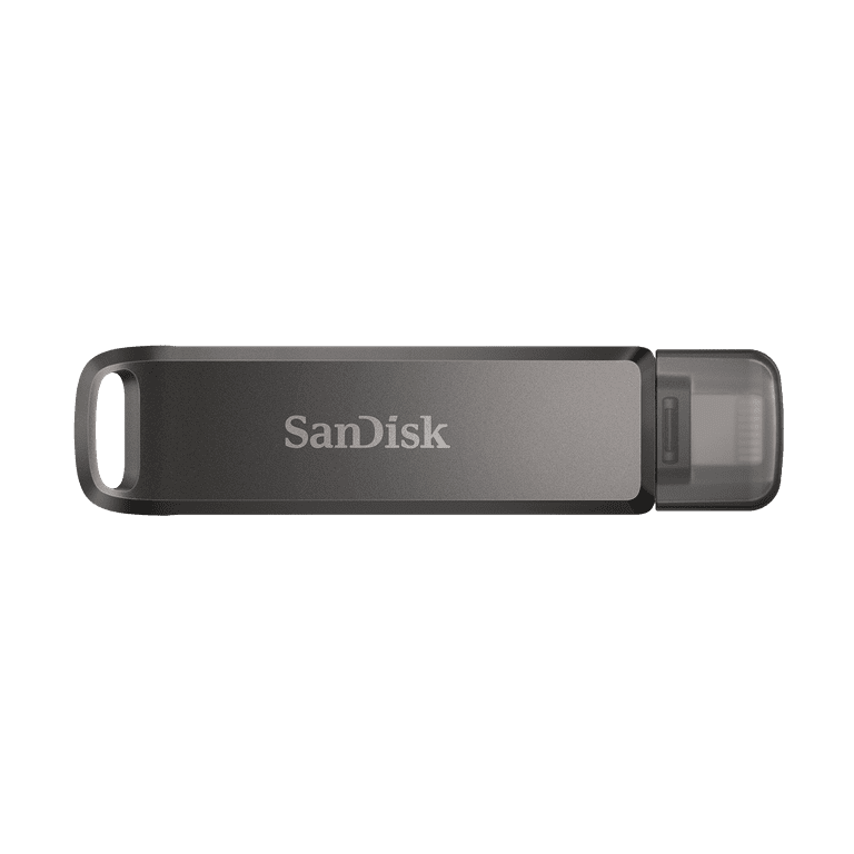 iXpand Luxe Clé USB de 128 Go, 2-en-1 avec un co…