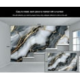 thumbnail image 5 of Black Marble Texture 3D Wall Murals Wallpaper, Abstract Golden Cracks Wall Poster Murals, Wall Painting Art Wallpaper For Living Room And Bedroom Home Decor 118"W x 83"H (Not Peel and Stick), 5 of 6