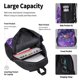 thumbnail image 4 of Disketp Purple Bubble Abstract Art Mochila Estampada de Gran Capacidad con Lonchera y Estuche, Set de 3 Piezas para Estudiantes, 4 of 7