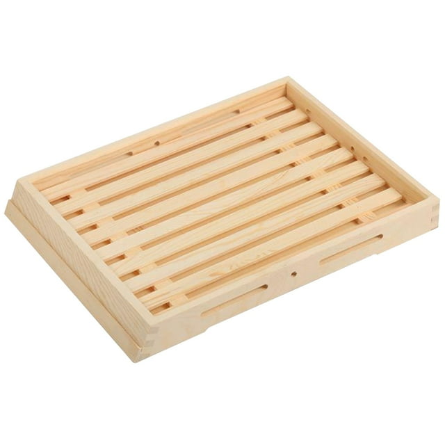 Assiette en Bois Présentoir de Cuisson Assiette de Service Plateau de Vaisselle