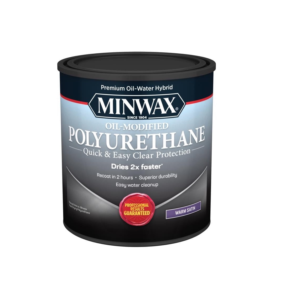 Minwax 630250444 Water Based OilModified Polyurethane, Satin Warm
