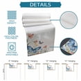 thumbnail image 7 of Table Runner Pink Blue Flower Table Decoration for Kitchen Dinning Spring Butterfly Table Decoration for Indoor Outdoor Party Wedding Decor 13x90 Inch, 7 of 7