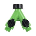 thumbnail image 2 of Melnor 336GTDI 2-Way Poly Faucet Manifold "Y" Splitter With Shut Offs - Quantity of 4, 2 of 2