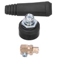 thumbnail image 4 of 2 paquetes de conector de cable de soldadura de enchufe de acoplamiento rápido Herramientas eléctricas de hardware DJK 10‑25 Negro, 4 of 9