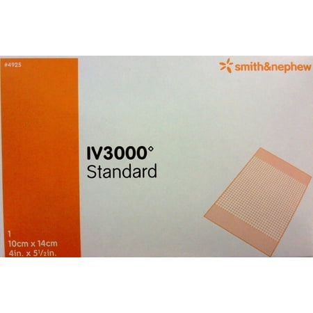 Smith & Nephew 4925 Opsite Transparent Adhesive Film Dressing, 4 in. x 5 in. (Pack of 2)