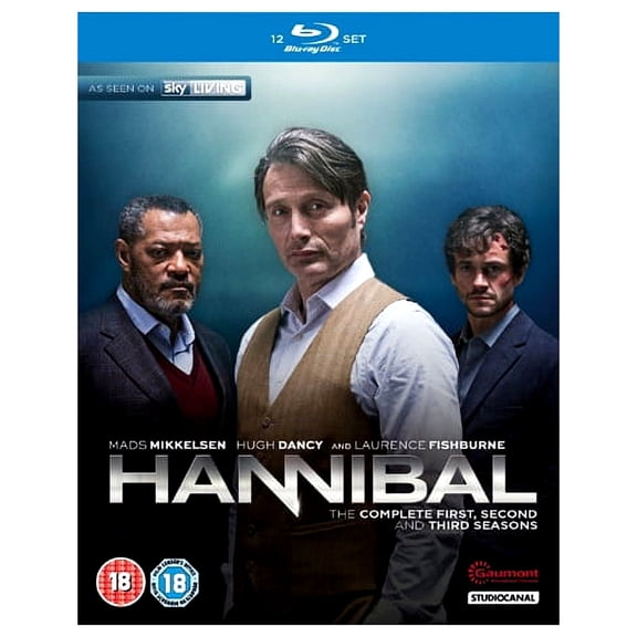 Hannibal (Complete Seasons 1-3) - 12-Disc Box Set ( Hannibal - Seasons One, Two & Three (39 Episodes) ) [ NON-USA FORMAT, Blu-Ray, Reg.B Import - United Kingdom ]