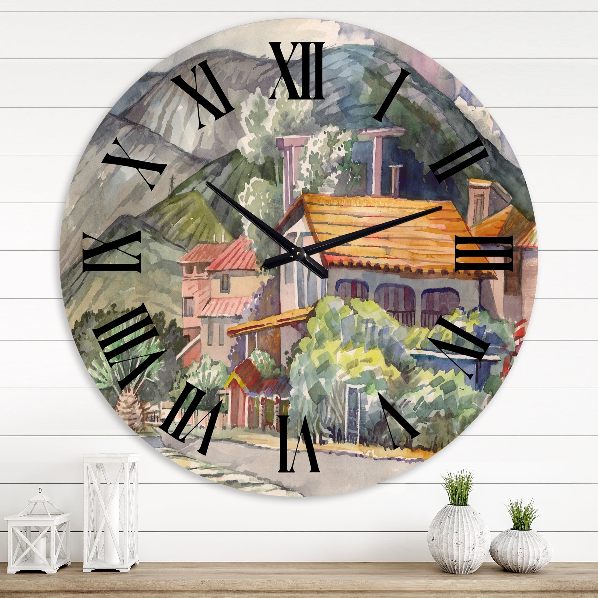 Designart 1" Quartz Modern/Contemporary Wall Clock
