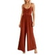 thumbnail image 1 of Mono sin mangas y con pernera ancha para mujer: traje pantalón informal para el día a día y actividades al aire libre en verano/otoño, 1 of 5