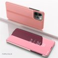 thumbnail image 2 of Stylish Mirror Flip Womens Case for Apple iPhone 15 Pro Max, Clear View Window Cover with Kickstand Thin Ultra Phone Case for iPhone 15 Pro Max QH Rose Gold, 2 of 11