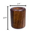 thumbnail image 2 of Craft County Dark Wood Cylinder Beads - 1 1/8 Inch x 1 1/2 Inch Bead in Multiple Size Options for Crafts, DIY Projects, and More, 2 of 5