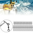 thumbnail image 4 of Stainless Steel Carp Fishing Ring with Bait Screw Rotation Quick Changing Hook Lures, 4 of 9