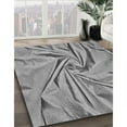 thumbnail image 3 of Ahgly Company Machine Washable Indoor Square Transitional Gray Cloud Gray Area Rugs, 7' Square, 3 of 7