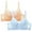 Beige, variant on WREESH 2 Pack Lace Bralettes for Women Soft Padded Push Up Bra Wireless Plunge Bra Adjustable Strap Comfortable Everyday Bras Beige